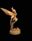 Seelie Guard Musician - Fae Petal Courts - One Page Rules Compatible 3d Printed Miniatures Sculpted by Dragon Trappers Lodge