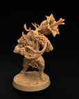 Forest Folk Musician - Fae Petal Courts - One Page Rules Compatible 3d Printed Miniatures Sculpted by Dragon Trappers Lodge