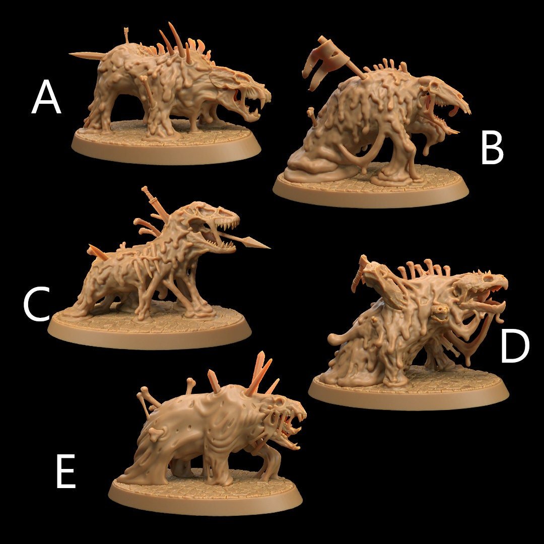 Dissolvers - Spawn of the Ooze King - 3d Printed Miniatures Sculpted by Dragon Trappers Lodge