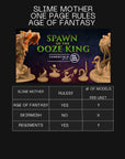 Slime Mother - Spawn of the Ooze King - 3d Printed Miniatures Sculpted by Dragon Trappers Lodge