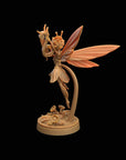 Seelie Guard Musician - Fae Petal Courts - One Page Rules Compatible 3d Printed Miniatures Sculpted by Dragon Trappers Lodge