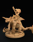Chahunga Knight Mage - Sea Lord's Tide - One Page Rules Compatible 3d Printed Miniatures Sculpted by Dragon Trappers Lodge
