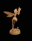 Seelie Guard Musician - Fae Petal Courts - One Page Rules Compatible 3d Printed Miniatures Sculpted by Dragon Trappers Lodge