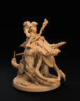 Chahunga Knight Mage - Sea Lord's Tide - One Page Rules Compatible 3d Printed Miniatures Sculpted by Dragon Trappers Lodge