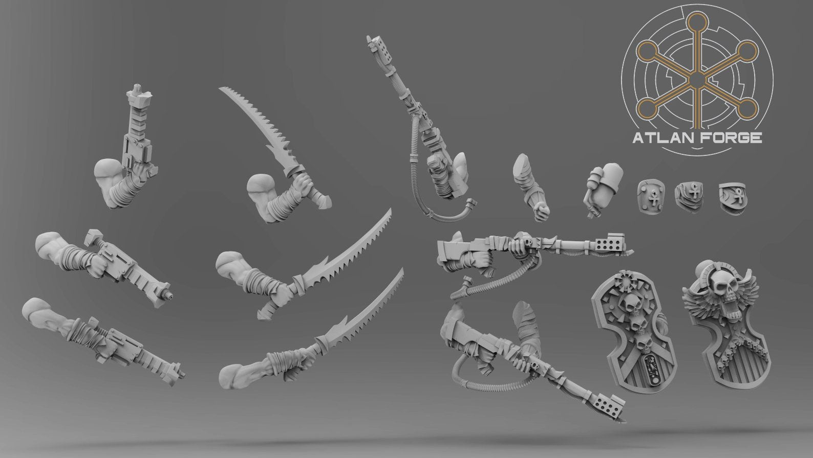 Aegyptian Cultists - 5 Model Unit Sculpted by Atlan Forge