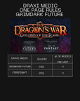 Draxi Medic / Dragonborn Cleric - Children of the Flame - 3d Printed Miniatures Sculpted by Dragon Trappers Lodge