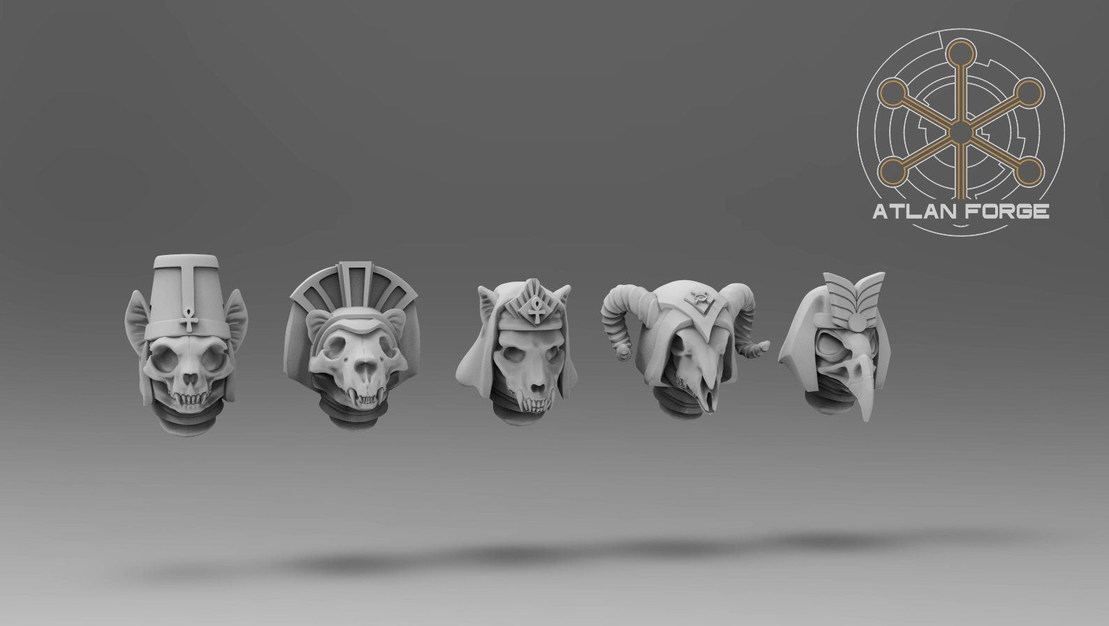 Aegyptian Cultists - 5 Model Unit Sculpted by Atlan Forge