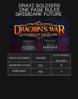 Draxi Soldiers - Children of the Flame - 3d Printed Dragonborn Miniatures Sculpted by Dragon Trappers Lodge