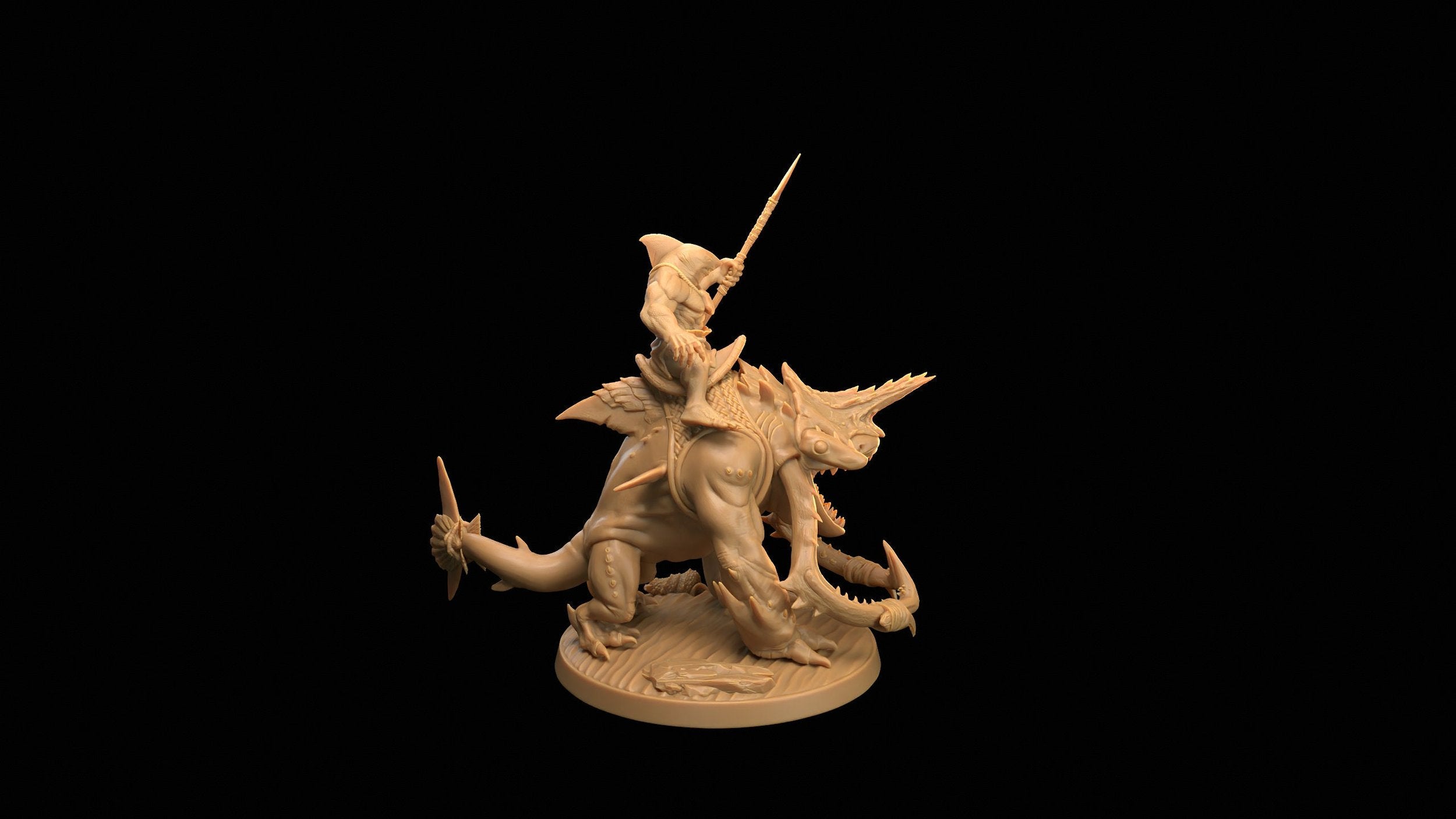 Chahunga Knights - Sea Lord&#39;s Tide - One Page Rules Compatible 3d Printed Miniatures Sculpted by Dragon Trappers Lodge