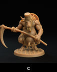Dairy Minotaurs - Rise of the Farmomancer - 3d Printed Miniatures Sculpted by Dragon Trappers Lodge