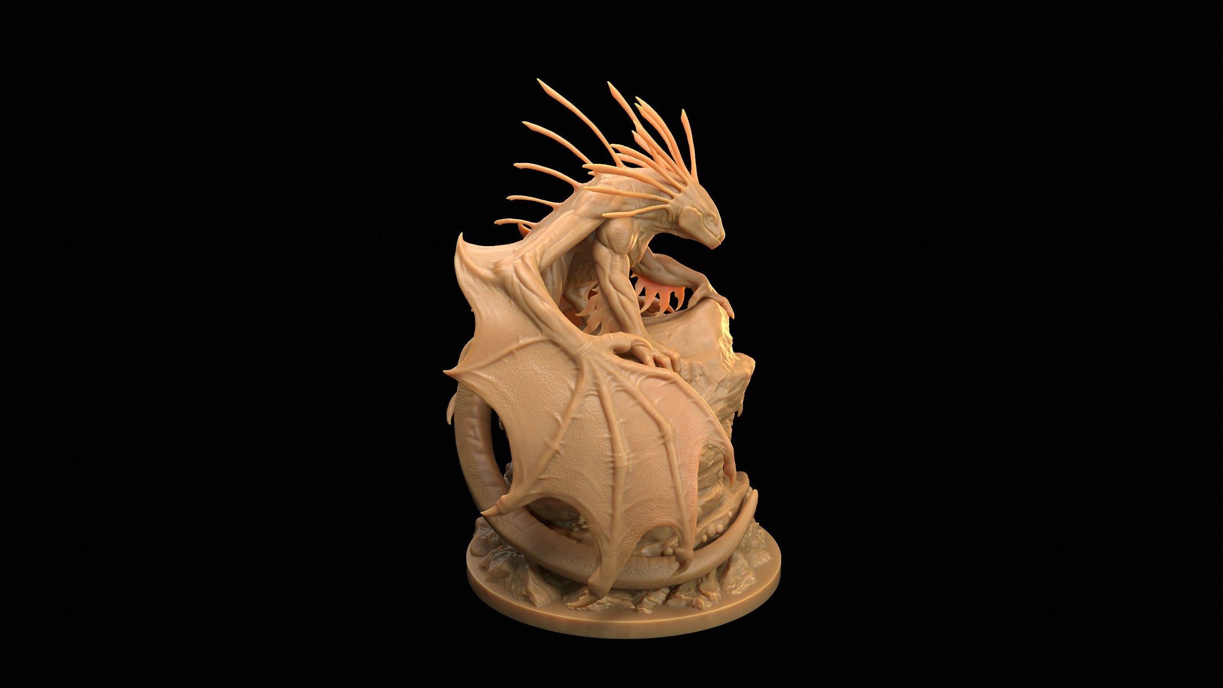 Coastal Quillback- Sea Lord&#39;s Tide - One Page Rules Compatible 3d Printed Miniatures Sculpted by Dragon Trappers Lodge