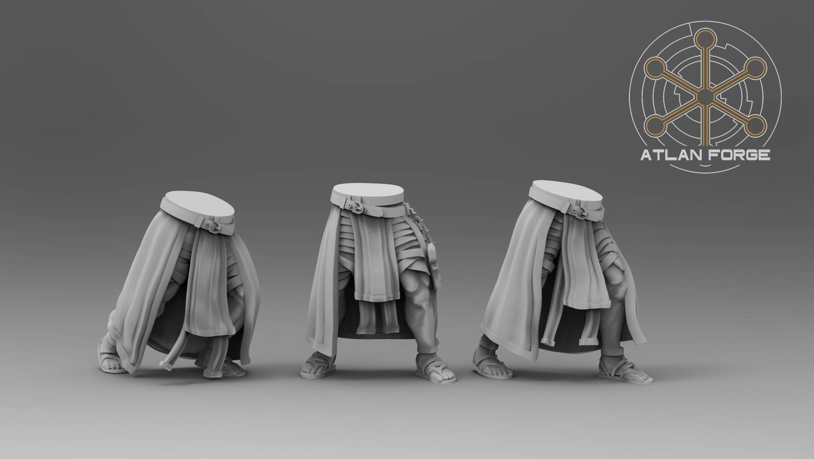 Aegyptian Cultists - 5 Model Unit Sculpted by Atlan Forge