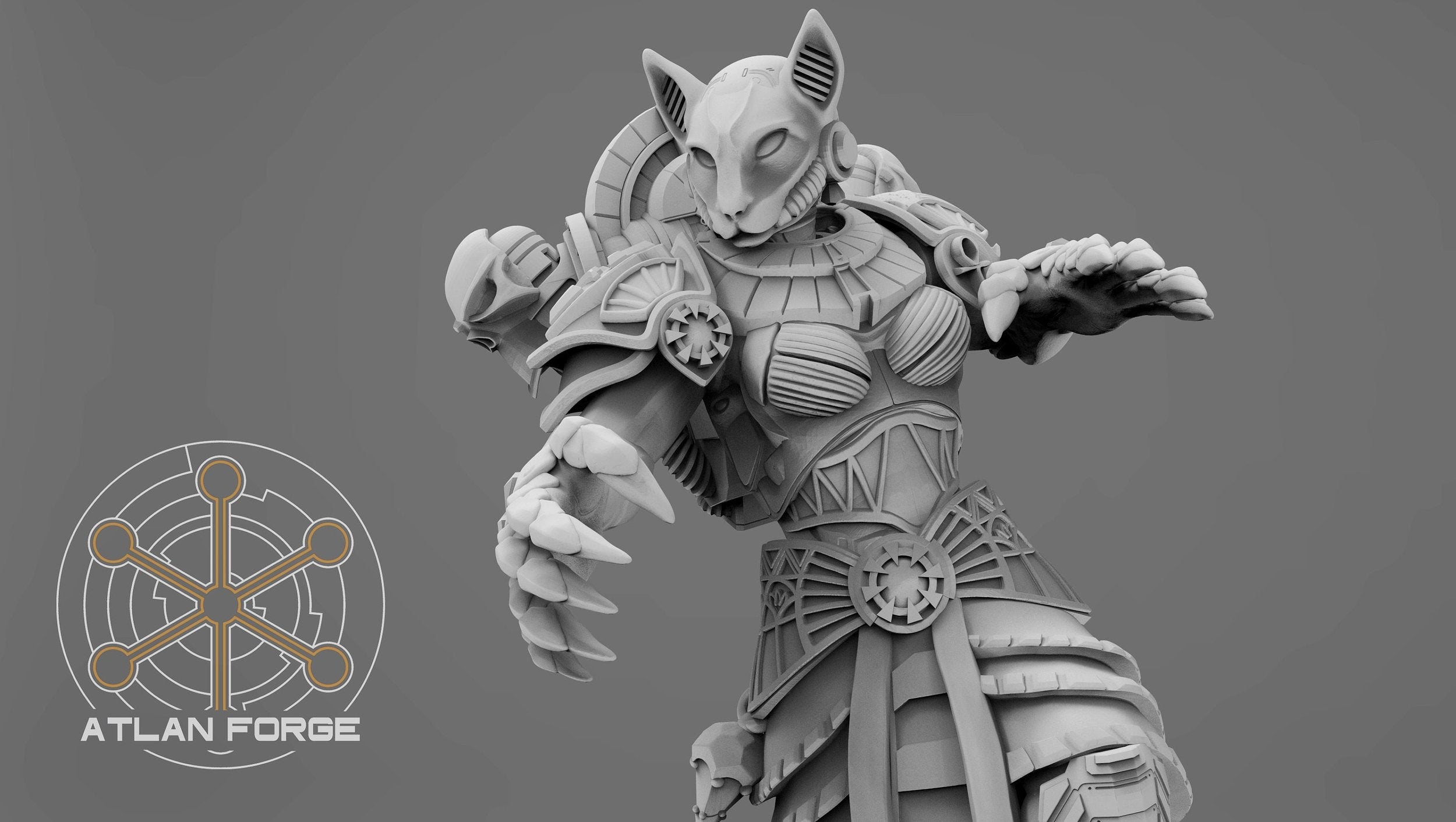 Aegyptian Sekhmet - 5 Model Unit Sculpted by Atlan Forge