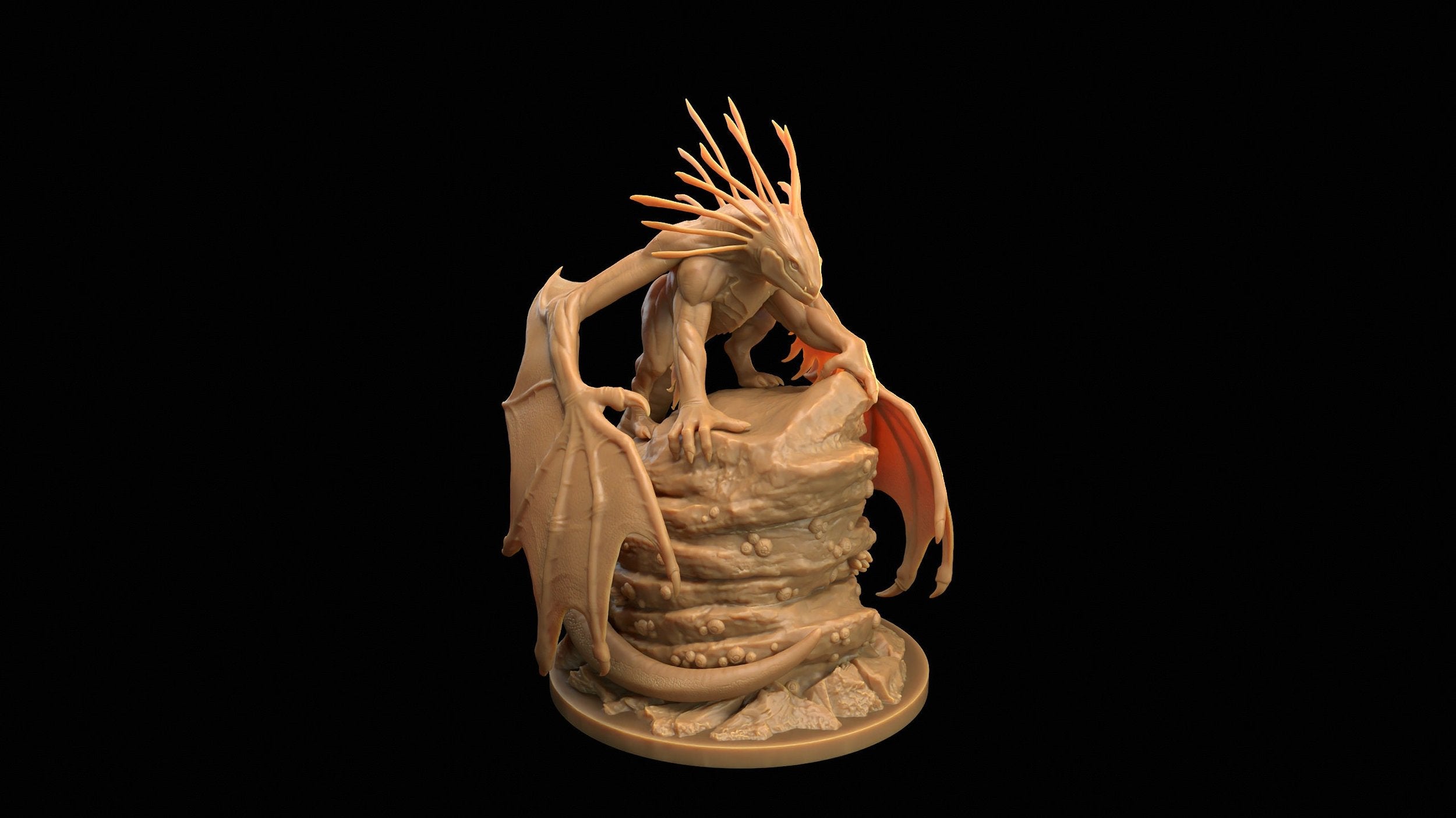 Coastal Quillback- Sea Lord&#39;s Tide - One Page Rules Compatible 3d Printed Miniatures Sculpted by Dragon Trappers Lodge