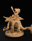 Chahunga Knight Mage - Sea Lord's Tide - One Page Rules Compatible 3d Printed Miniatures Sculpted by Dragon Trappers Lodge
