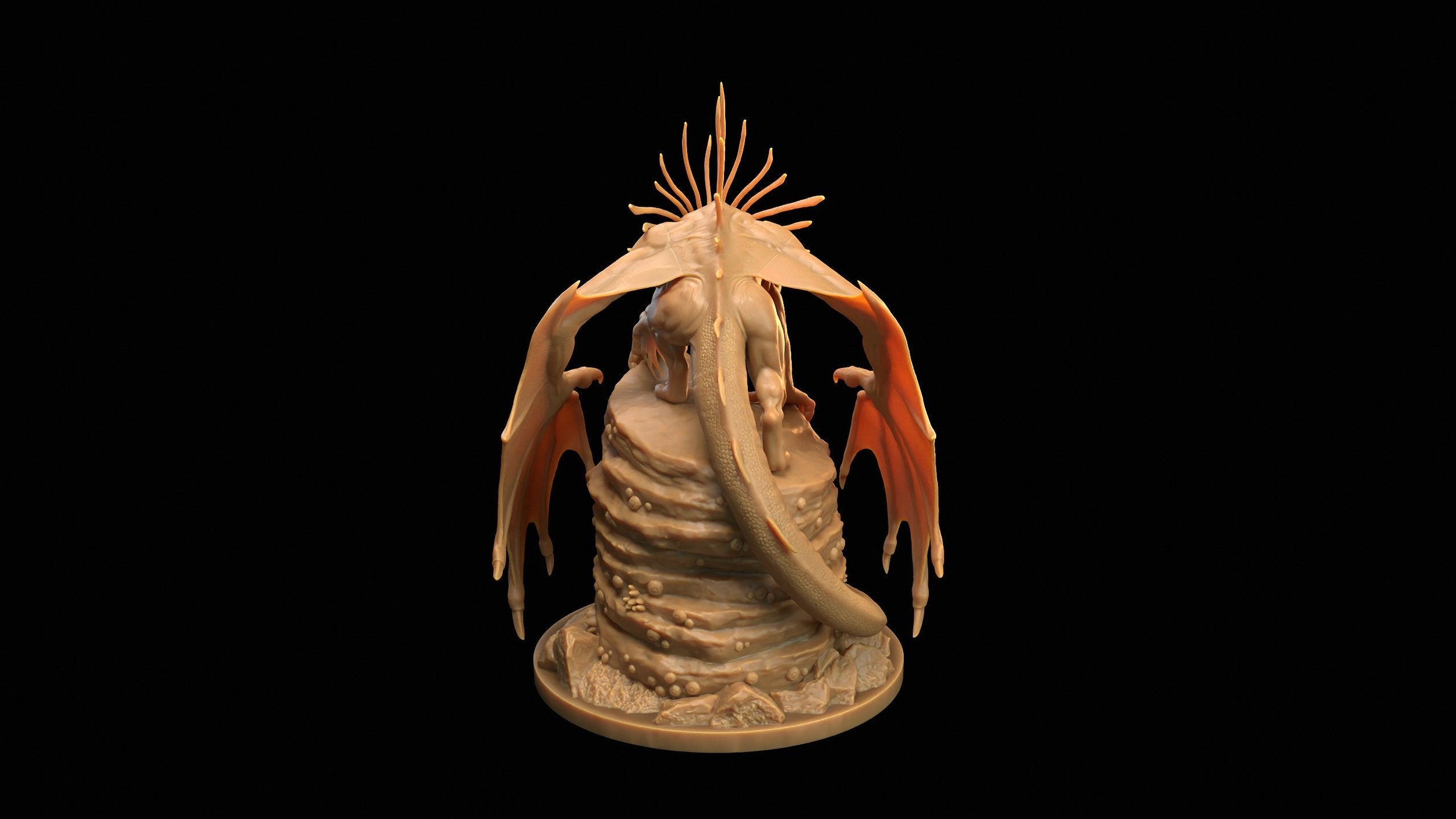 Coastal Quillback- Sea Lord&#39;s Tide - One Page Rules Compatible 3d Printed Miniatures Sculpted by Dragon Trappers Lodge