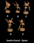 Seelie Guard - Fae Petal Courts - One Page Rules Compatible 3d Printed Miniatures Sculpted by Dragon Trappers Lodge