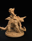 Chahunga Knight Mage - Sea Lord's Tide - One Page Rules Compatible 3d Printed Miniatures Sculpted by Dragon Trappers Lodge