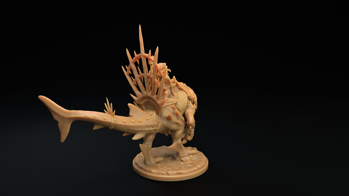 Malitaga Tideweaver riding Sharkasaurus - Sea Lord's Tide - One Page R ...