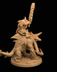 Chahunga Knight Champion - Sea Lord's Tide - One Page Rules Compatible 3d Printed Miniatures Sculpted by Dragon Trappers Lodge
