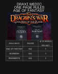 Draxi Medic / Dragonborn Cleric - Children of the Flame - 3d Printed Miniatures Sculpted by Dragon Trappers Lodge