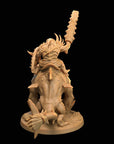 Chahunga Knight Champion - Sea Lord's Tide - One Page Rules Compatible 3d Printed Miniatures Sculpted by Dragon Trappers Lodge
