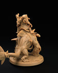 Chahunga Knight Mage - Sea Lord's Tide - One Page Rules Compatible 3d Printed Miniatures Sculpted by Dragon Trappers Lodge