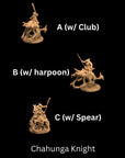 Chahunga Knights - Sea Lord's Tide - One Page Rules Compatible 3d Printed Miniatures Sculpted by Dragon Trappers Lodge