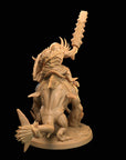 Chahunga Knight Champion - Sea Lord's Tide - One Page Rules Compatible 3d Printed Miniatures Sculpted by Dragon Trappers Lodge