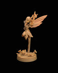 Seelie Guard Musician - Fae Petal Courts - One Page Rules Compatible 3d Printed Miniatures Sculpted by Dragon Trappers Lodge