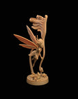Seelie Guard Banner Bearer - Fae Petal Courts - One Page Rules Compatible 3d Printed Miniatures Sculpted by Dragon Trappers Lodge