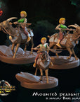 Mounted Halfling Peasants - Modular Kit