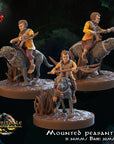 Mounted Halfling Peasants - Modular Kit