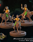 Mounted Halfling Peasants - Modular Kit