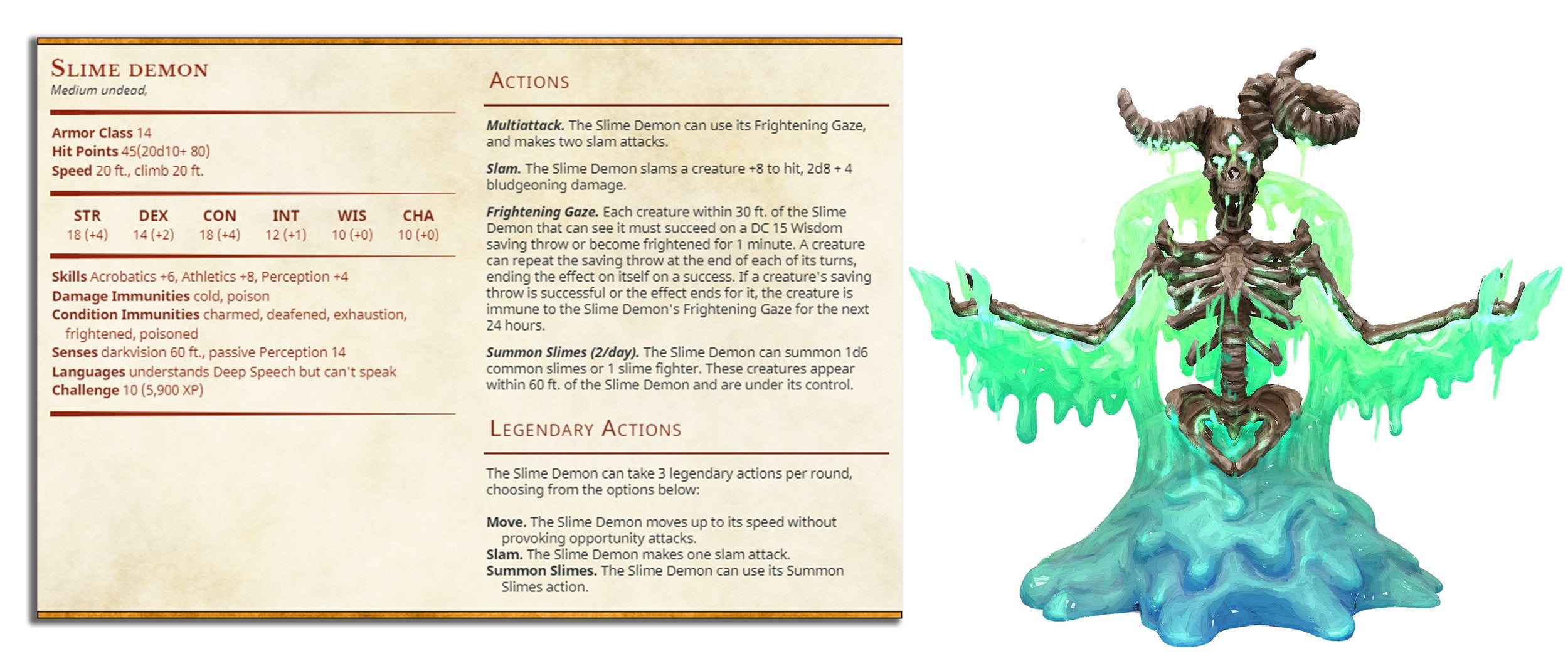 The Reanimated (Slime Demon Boss)